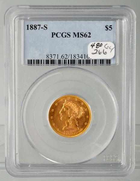 Appraisal: -S Liberty Gold Coin PCGS MS-