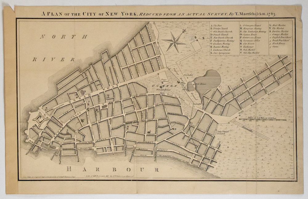 Appraisal: Grp Maps of New York City th-Early th c Group