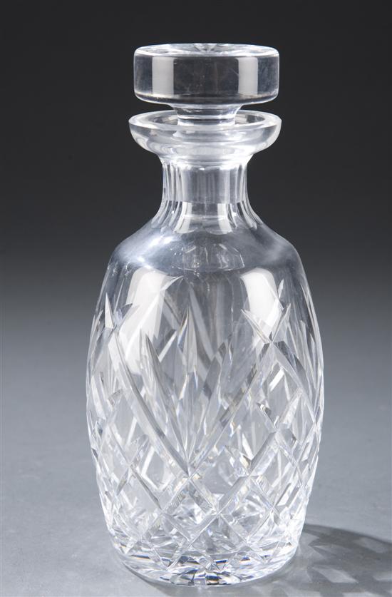 Appraisal: Lot of Waterford cut crystal decanters with flat topped stoppers