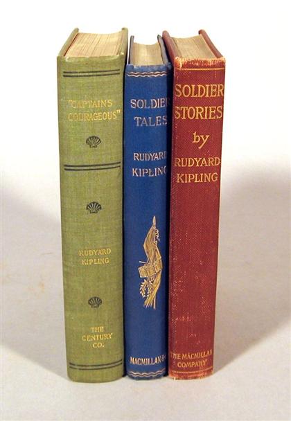 Appraisal: vols Kipling Rudyard Soldier Tales London Macmillan st ed vo