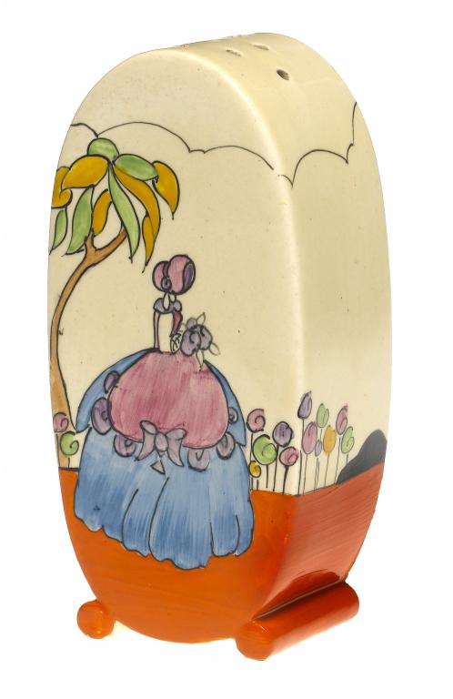 Appraisal: CLARICE CLIFF AN A J WILKINSON IDYLL BONJOUR SUGAR CASTER