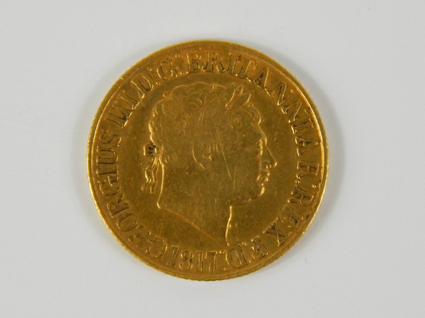 Appraisal: A George III gold sovereign