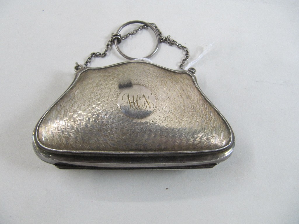 Appraisal: Silver purse Birmingham