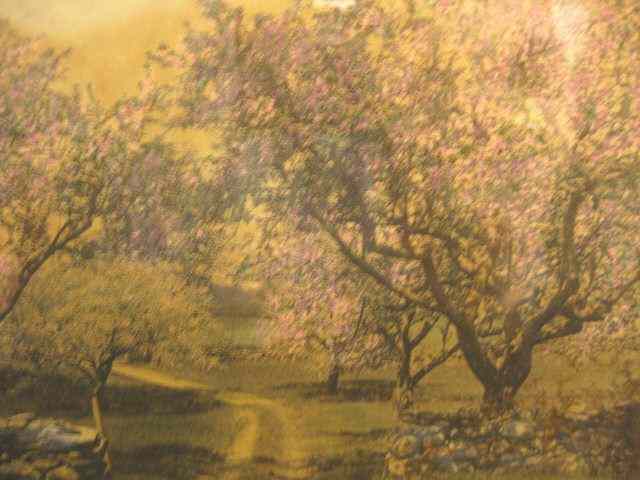 Appraisal: Wallace Nutting Print ''The Way through the ''Orchard'' signed image