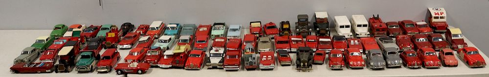 Appraisal: Large Grouping of Vintage Japanese Cars vintage toy cars mostly