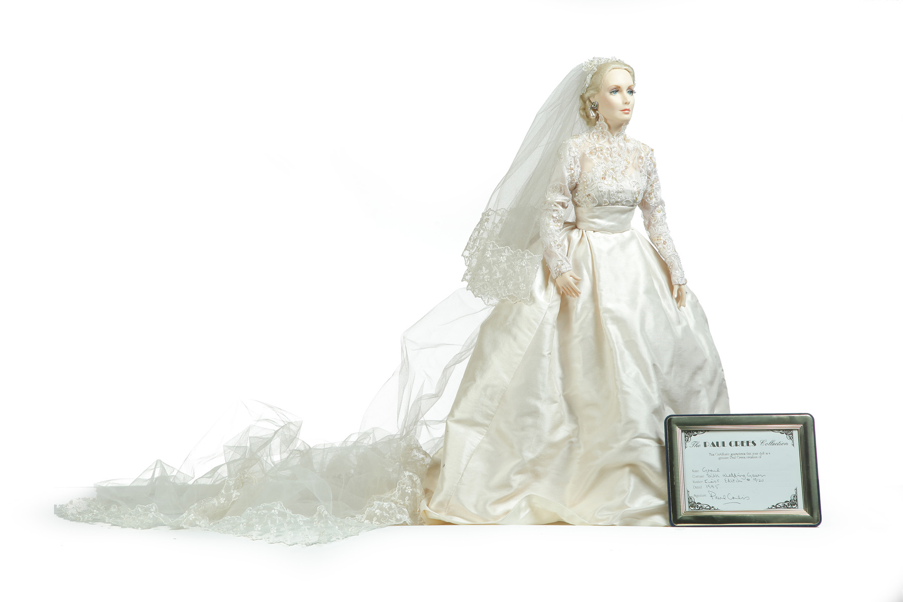 Appraisal: FIRST EDITION GRACE KELLY DOLL BY PAUL CREES American wax