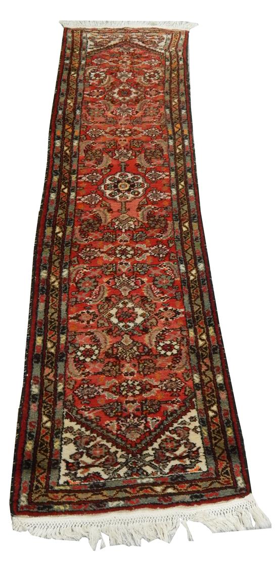 Appraisal: RUGS Semi-Antique Persian Hamadan runner ' l x ' w