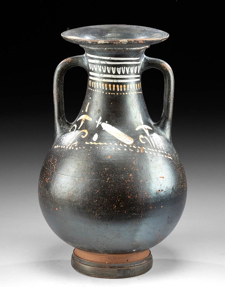 Appraisal: Greek Gnathian Pottery Pelike Wine Vessel Magna Graecia South Italic