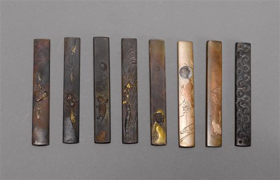 Appraisal: EIGHT KOZUKA Japan th th c L - cm Various