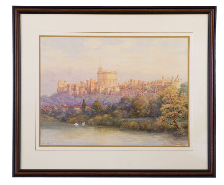 Appraisal: Windsor Castle by Edgar Morton monogrammed E M