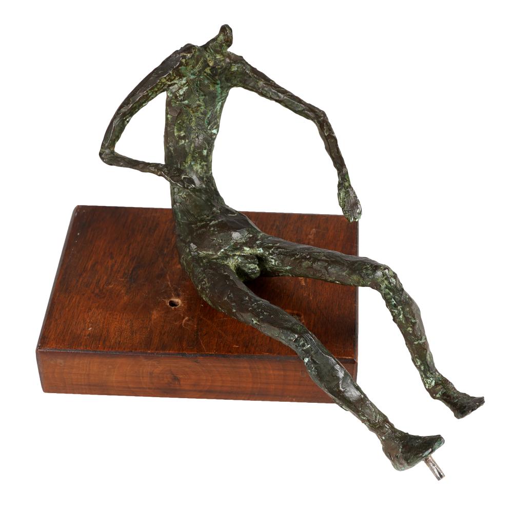 Appraisal: IRVING AMEN - MOVEMENT bronze unsigned titled to paper label