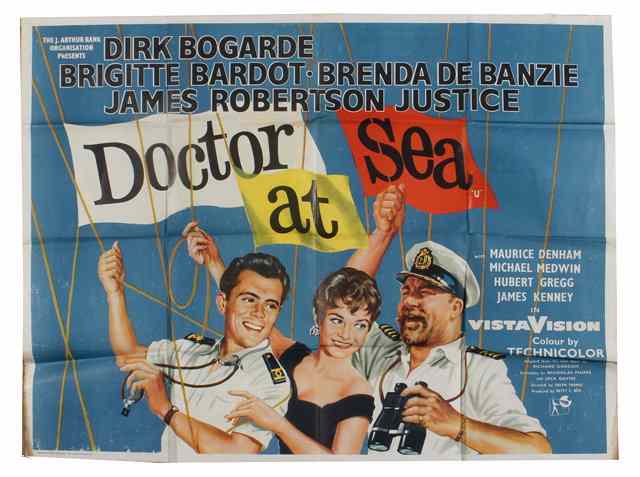 Appraisal: DOCTOR AT SEA Republic comedy starring Dirk Bogarde British quad