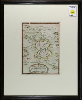 Appraisal: Map Carte du Lac de Mexico Copper engraved map with