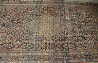 Appraisal: Lillihan Oriental carpet some wear ' x ' Provenance Property