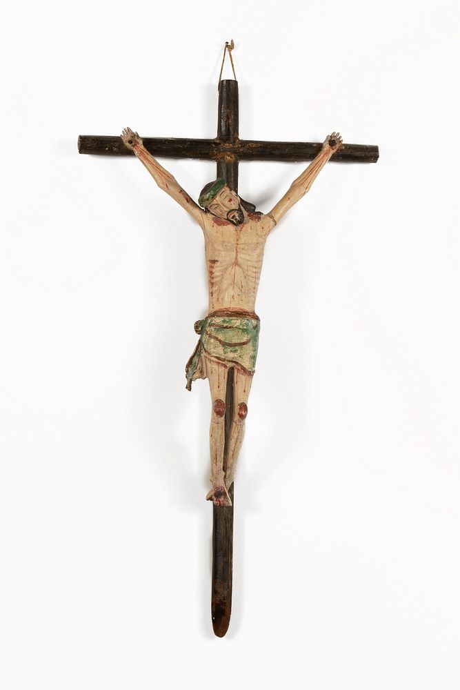 Appraisal: Attributed to Jos Rafael Arag n Cristo Crucificado Attributed to