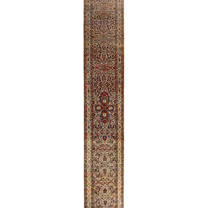 Appraisal: A Persian Wool Runner th Century feet inches x feet