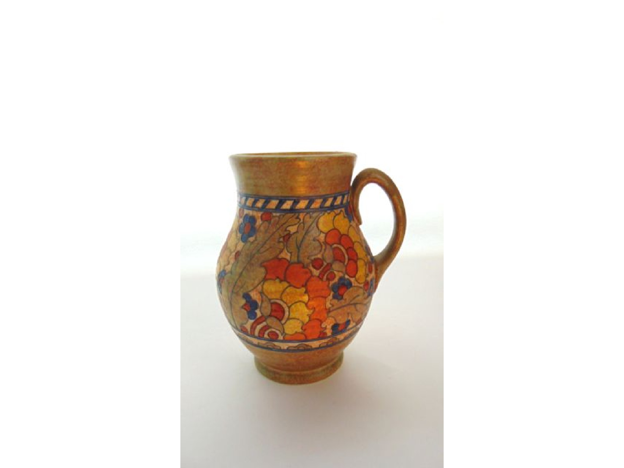 Appraisal: A Crown Ducal jug designed by Charlotte Rhead with painted