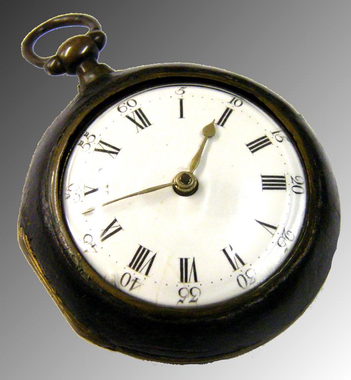 Appraisal: th century fusee verge gilt metal pair cased pocket watch