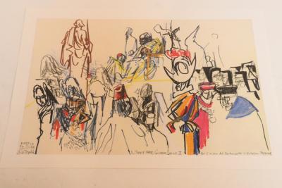 Appraisal: Feliks Topolski RA Polish British - The Inauguration of His