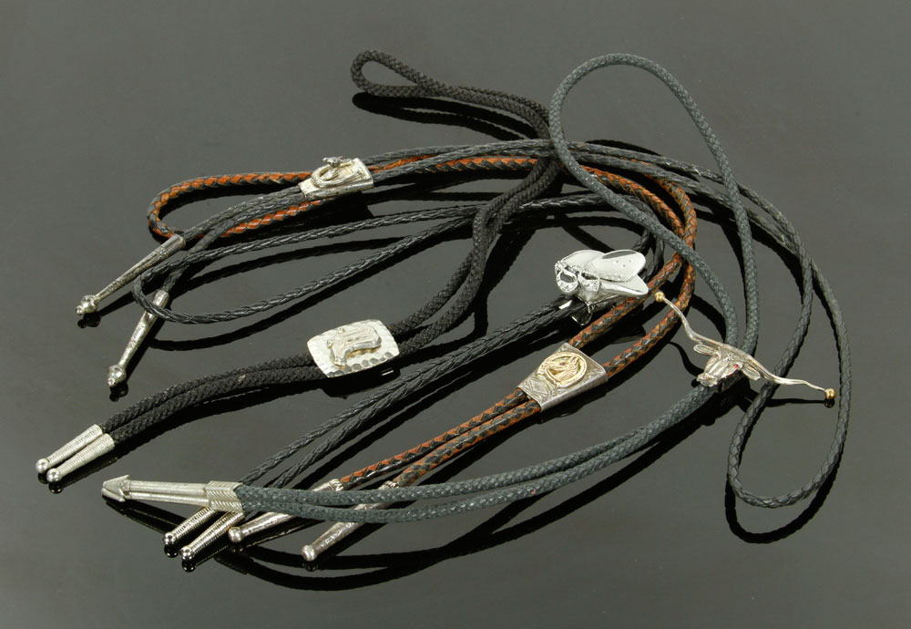 Appraisal: - Rex Trailer Bolo Ties Lot of five of Rex