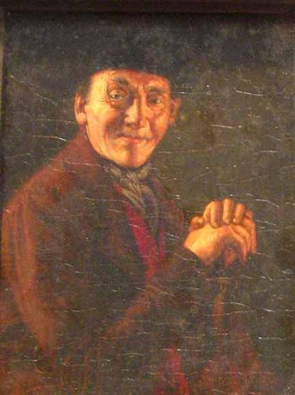 Appraisal: CONTINENTAL SCHOOL th century PORTRAIT OF A MAN IN A