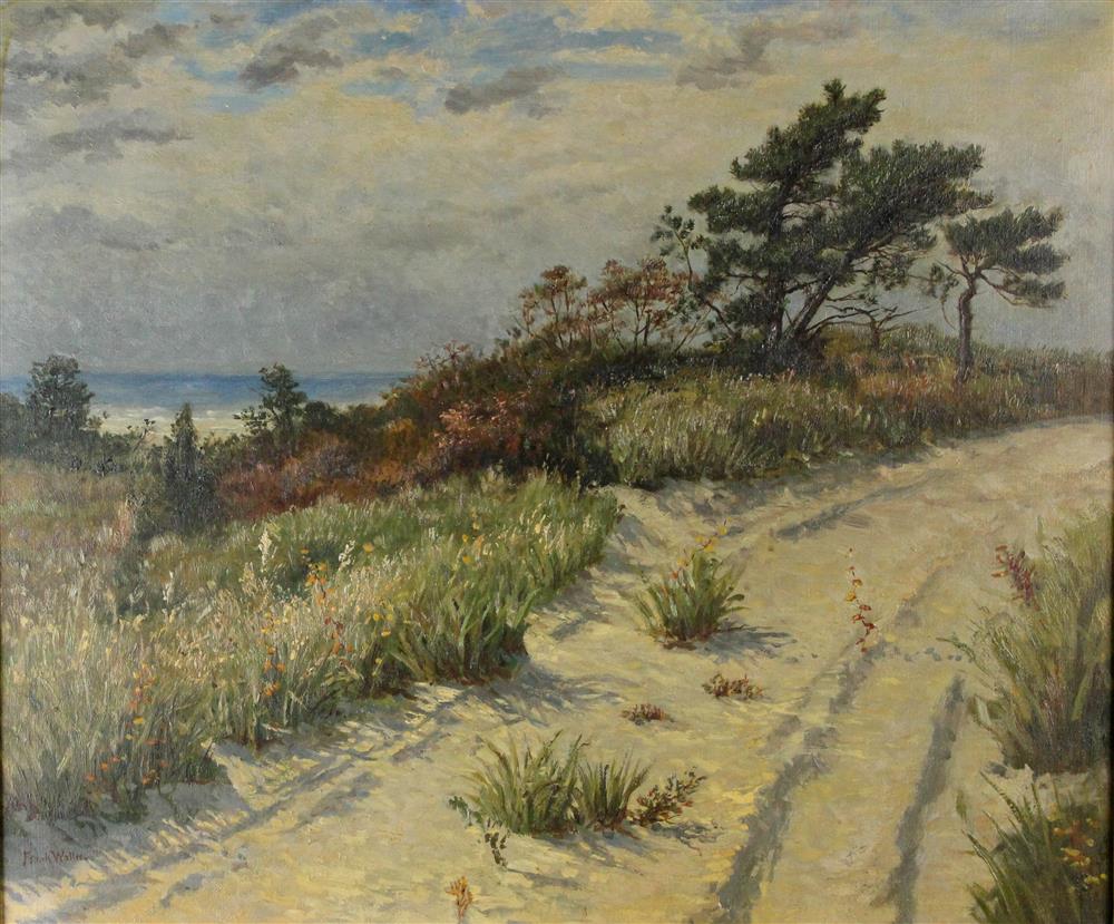 Appraisal: FRANK WALLER AMERICAN - A LONG ISLAND ROAD Oil on