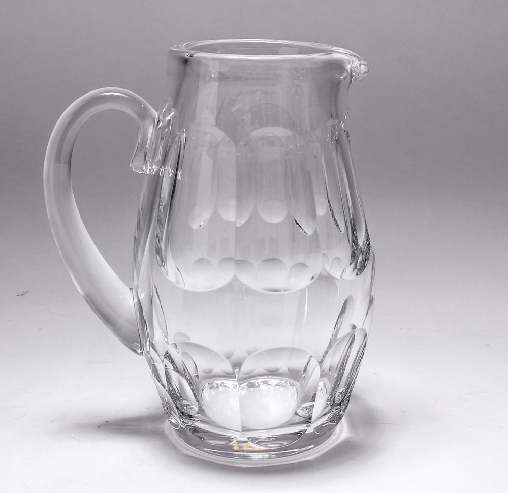 Appraisal: Baccarat Cut Crystal Harcourt Tall Pitcher Baccarat cut crystal 'Harcourt'