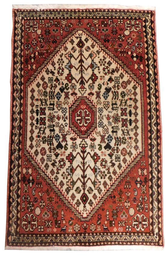 Appraisal: RUG Modern Persian Yelamah design runner overall good condition red