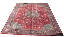 Appraisal: Semi-Antique Sarouk circa 's Area rug made in Persia Center