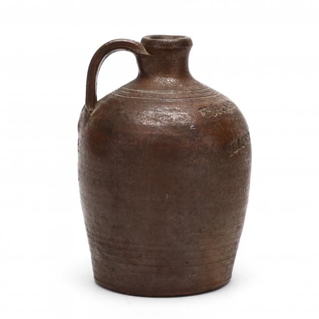 Appraisal: ELI SEBASTIAN - WILKES COUNTY NC TWO QUART JUG Salt