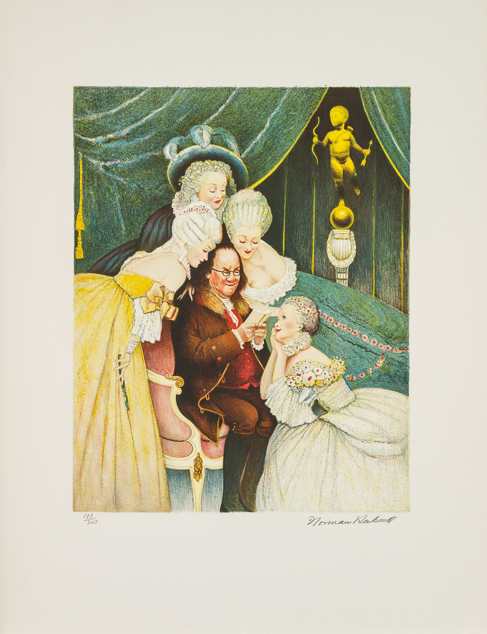 Appraisal: NORMAN ROCKWELL American - Poor Richard's Almanack Based Upon Benjamin