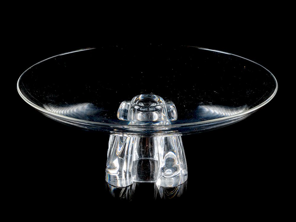 Appraisal: A Steuben Glass Centerpiece Bowl TH CENTURY