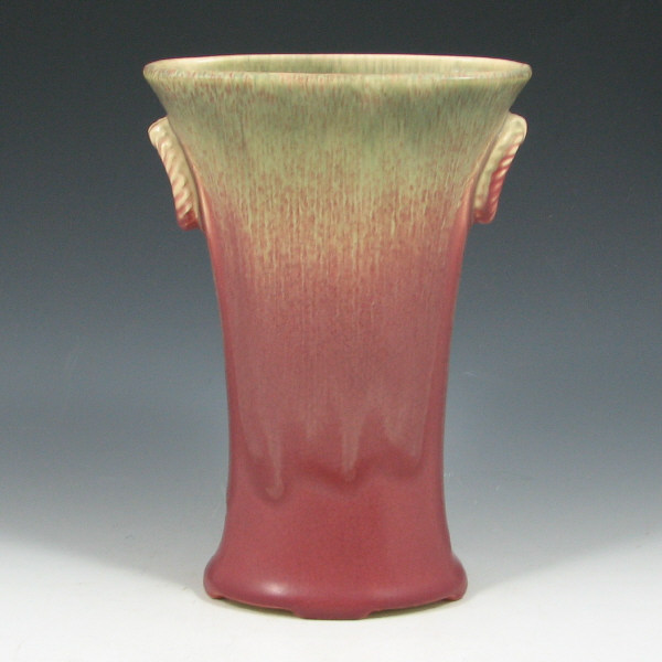 Appraisal: Weller Fruitone Vase Weller Fruitone vase in matte green over