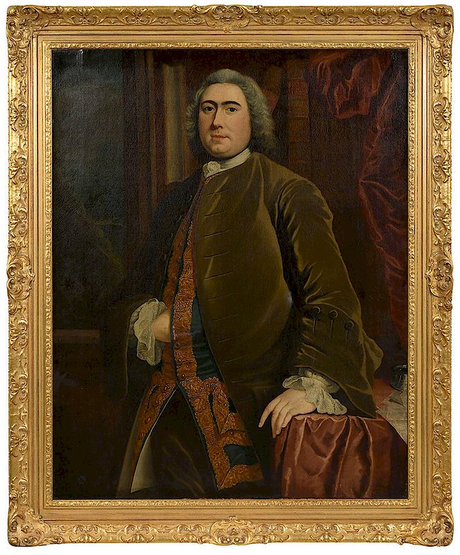 Appraisal: Attributed to Thomas Johnston Jr Massachusetts born Portrait of a