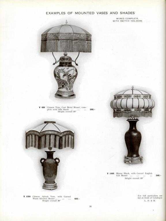 Appraisal: LOUIS DERNIER HAMLYN LTD - CATALOGUE OF DECORATIVE LIGHTING FITTINGS