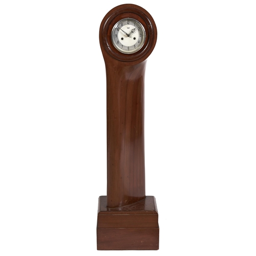 Appraisal: A Smiths walnut and laminated wood dwarf longcase clock made