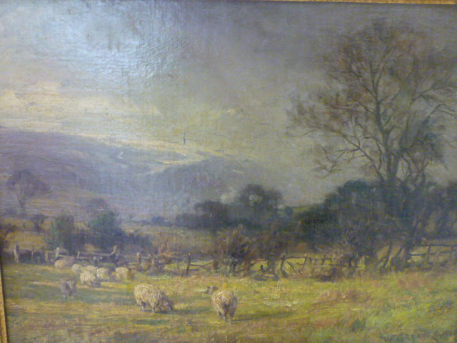 Appraisal: WILLIAM GREAVES - Early Winter Wharfedale Askwith looking towards Ilkley