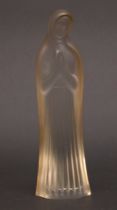 Appraisal: Lalique Madonna A signed Lalique clear glass standing Madonna with