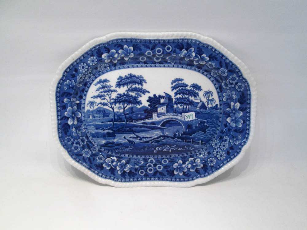 Appraisal: COPELAND PLATTER in the Spode's Tower pattern Dimensions L x