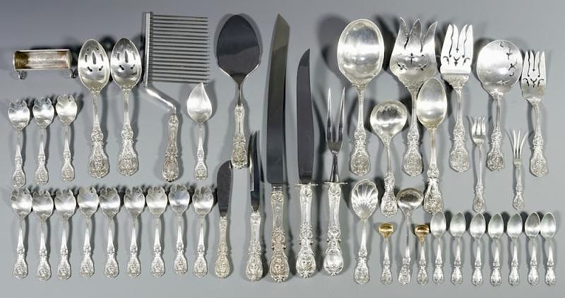 Appraisal: Francis I Sterling Flatware incl serving pieces pcs Reed and