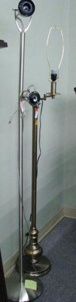 Appraisal: Two Contemporary Floor Lamps