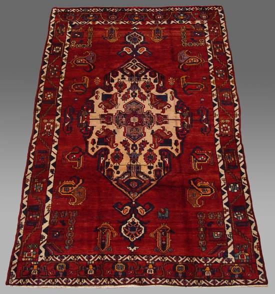 Appraisal: HAND TIED ORIENTAL RUG Approx ' x ' ''