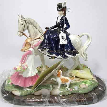 Appraisal: Coalport Prestige Figure A Flower for My Lady Limited Edition