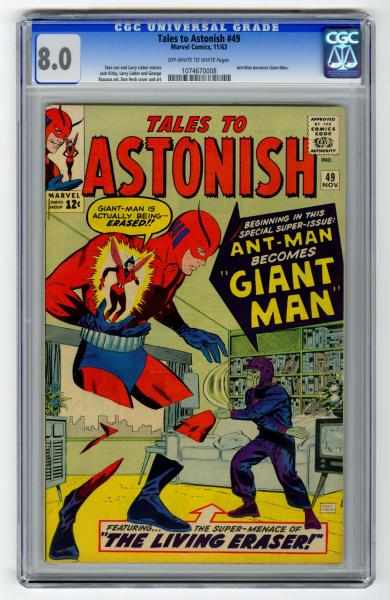 Appraisal: Tales to Astonish CGC Marvel Comics Click for full description