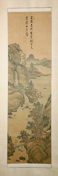 Appraisal: Unidentifed artist th th Century A set of four landscape