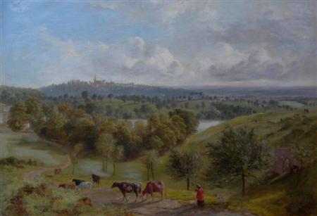 Appraisal: JOHN FORBES HARDY BRITISH FL - A VIEW OF HAMPSTEAD