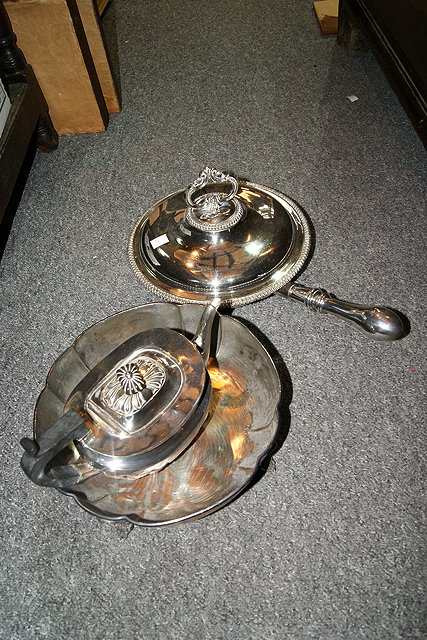 Appraisal: A LARGE COLLECTION OF SILVER PLATED WARE to include serving