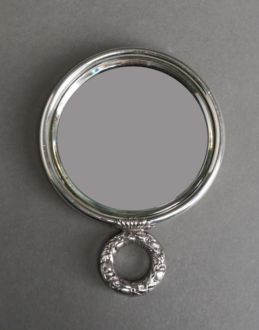 Appraisal: Gorham Repousse Sterling Silver Hand Mirror