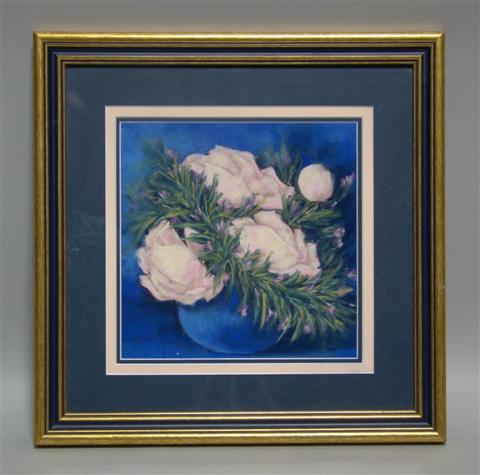 Appraisal: HELENE LIOTAR FRENCH TH CENTURY ROSE PIVOIRE Pastel on paper