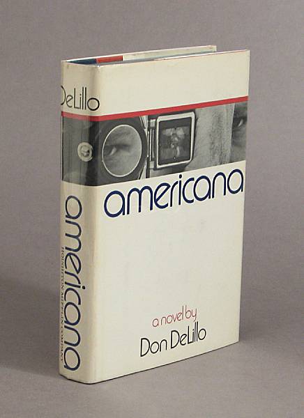 Appraisal: DELILLO DON Americana Boston Houghton Mifflin Company Original blue cloth